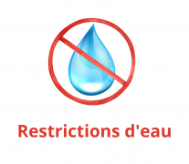 Restrictions d'eau